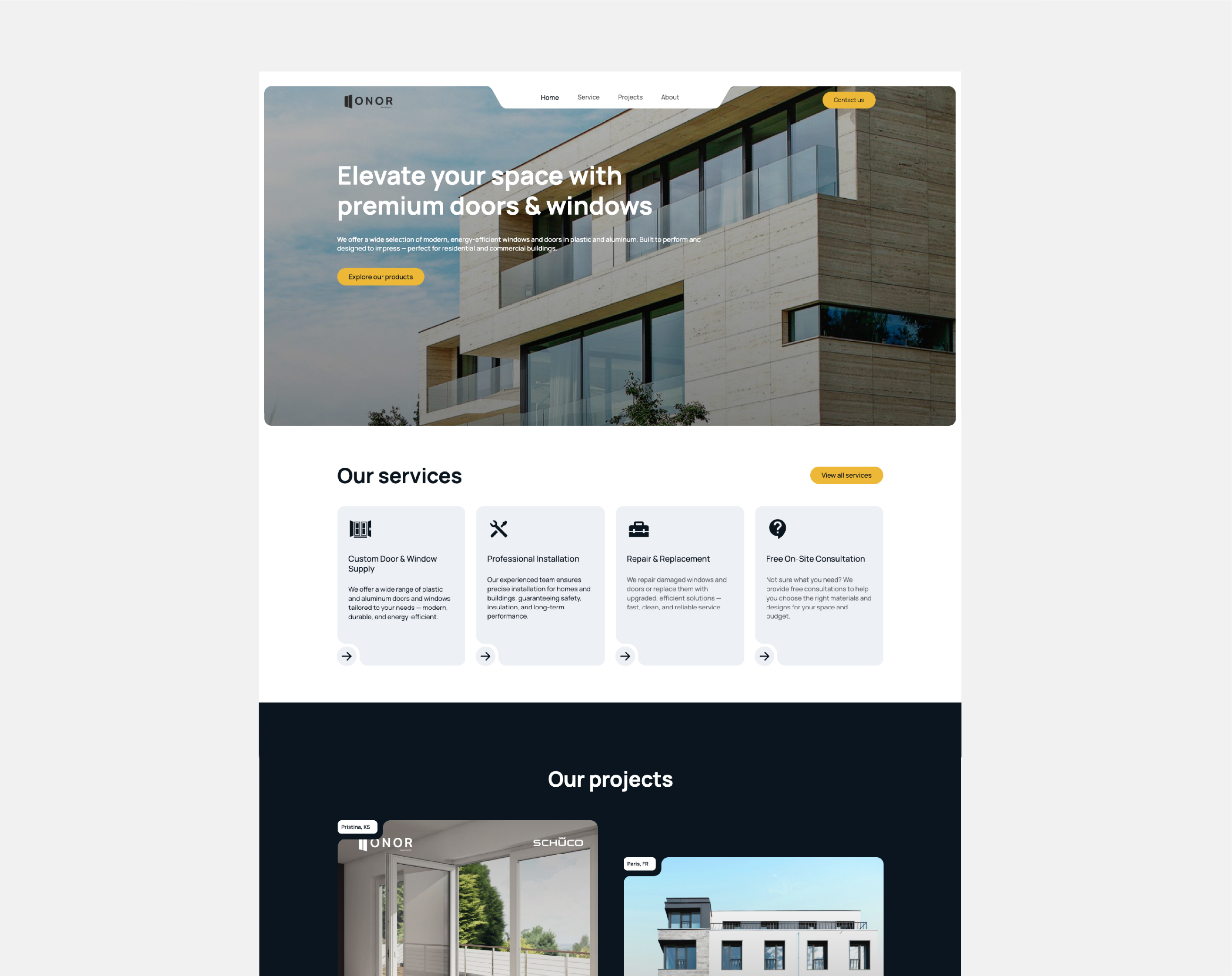 Onor Group Project Details